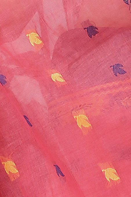 Purple Pure Cotton Provati Tant Saree (1075)